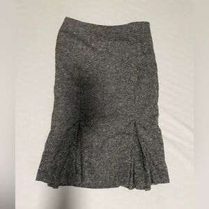 Moda International Black and White Tweed Skirt